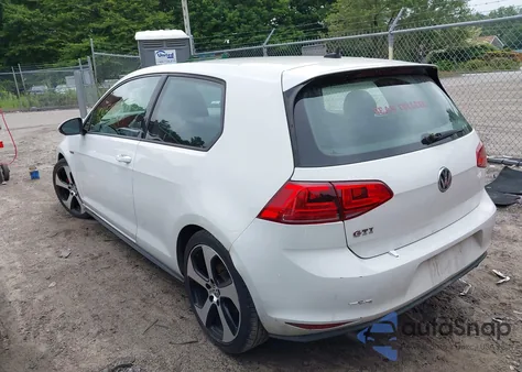 2015 Volkswagen Gti 2.0T Se 2-Door from USA, damaged, VIN 3VWTT7AU3FM051316